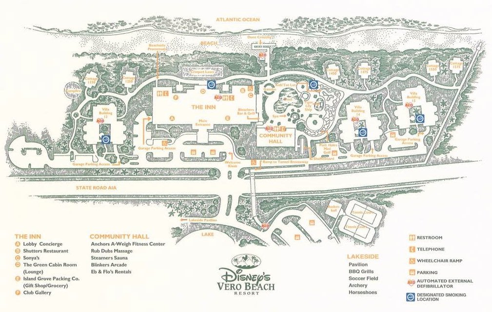 Vero Beach Resort map