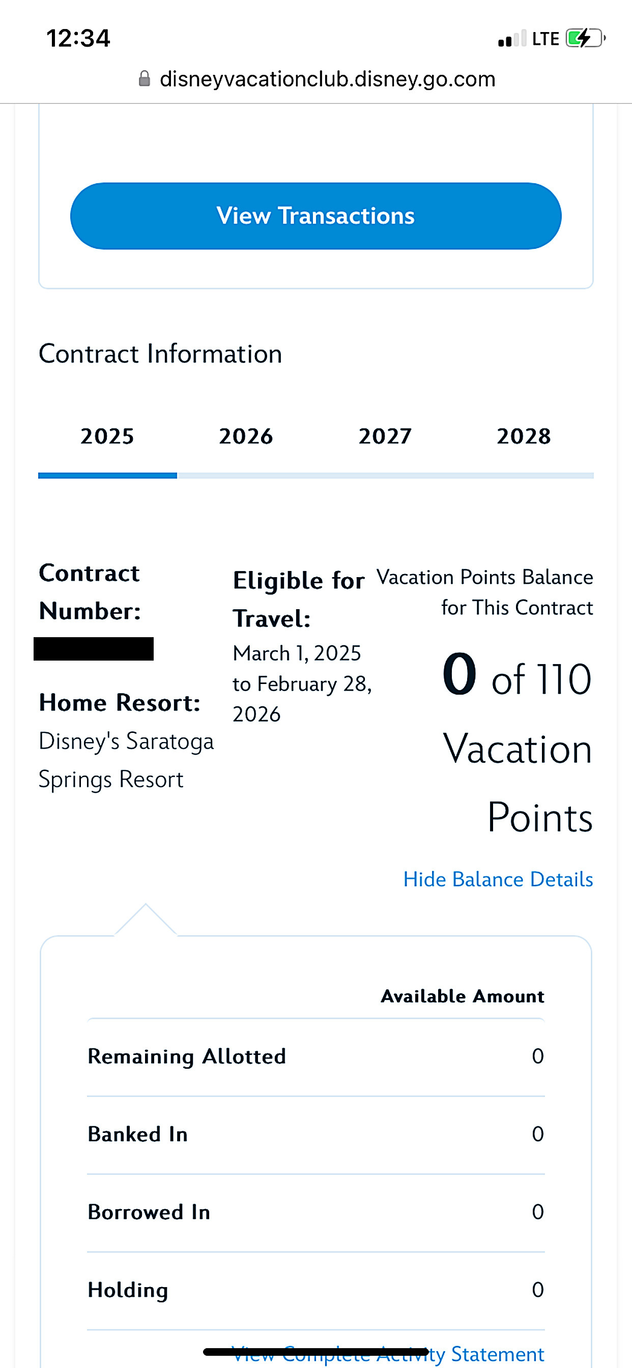2026 Point Statement