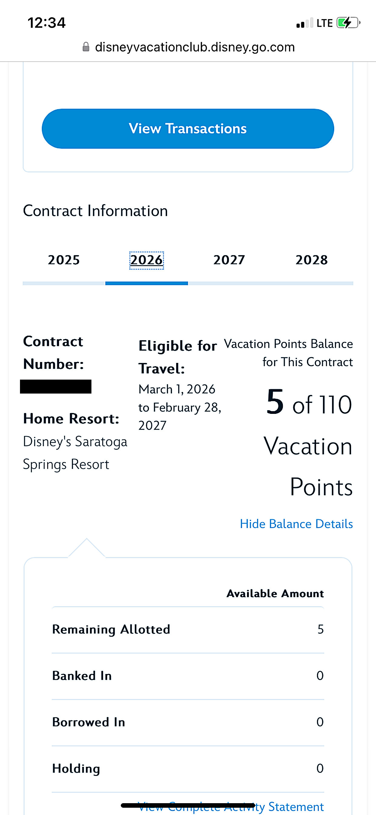 2027 Point Statement